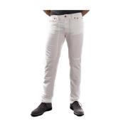 Slim-fit Trousers Jeckerson , White , Heren
