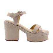 Sandaal Ctwlk. , Beige , Dames