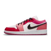 Lage Roze Rode Sneakers Jordan , Multicolor , Dames
