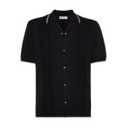 Short Sleeve Shirts Brunello Cucinelli , Black , Heren
