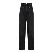 Straight Jeans Isabel Marant , Black , Dames