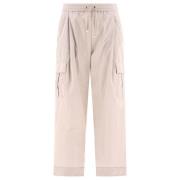 Straight Trousers Herno , Pink , Dames