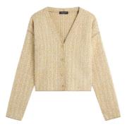 Cardigans Fabiana Filippi , Beige , Dames