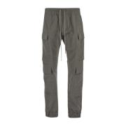 Tapered Trousers Rick Owens , Gray , Heren