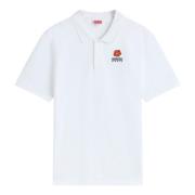 Slim Fit Boke Flower Polo Kenzo , White , Heren