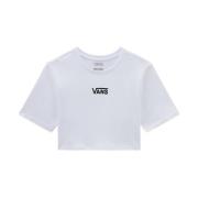 Flying V Crew Crop II Shirt Vans , White , Dames