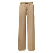 Straight Trousers Herno , Beige , Dames