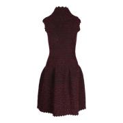Pre-owned Fabric dresses Alaïa Pre-owned , Red , Dames