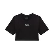 Flying V Crew Crop II T-shirt Vans , Black , Dames