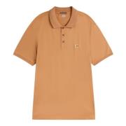 Polo Shirts C.p. Company , Orange , Heren