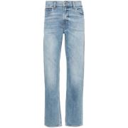 Straight Jeans 7 For All Mankind , Blue , Heren