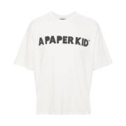 T-Shirts A Paper Kid , White , Dames