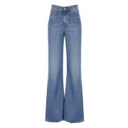 Wide Jeans Dondup , Blue , Dames