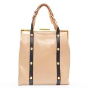 Pre-owned Leather handbags Marni Pre-owned , Brown , Dames