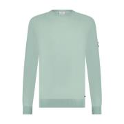 Luxe Stretch Pullover Sweatshirt Born With Appetite , Green , Heren