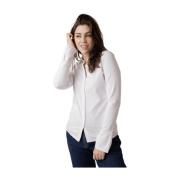 Witte Stretch Blouse Yfke Aime´e the Label , White , Dames