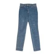 Pre-owned Cotton jeans Louis Vuitton Vintage , Blue , Dames