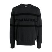 Round-neck Knitwear Dsquared2 , Multicolor , Heren