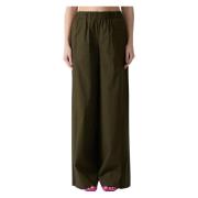 Trousers Federica Tosi , Green , Dames