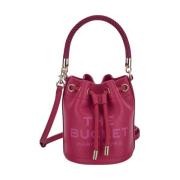 Grained Faux-Leather Bucket Tas Marc Jacobs , Pink , Dames