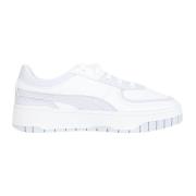 Witte Leren Sneakers voor Vrouwen Puma , Multicolor , Dames