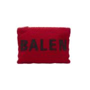 Fabric clutches Balenciaga , Red , Dames