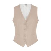 Vests Kiton , Beige , Dames