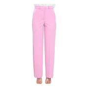 Straight Trousers ViCOLO , Pink , Dames