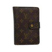 Pre-owned Canvas wallets Louis Vuitton Vintage , Brown , Dames