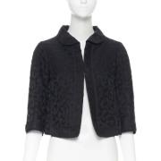Pre-owned Cotton outerwear Louis Vuitton Vintage , Black , Dames