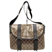 Pre-owned Fabric shoulder-bags Gucci Vintage , Brown , Dames