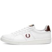 Leren Tab Witte Tennisschoenen Fred Perry , White , Heren