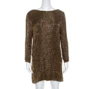 Pre-owned Silk dresses Tom Ford Pre-owned , Brown , Dames
