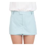 Aqua Groene Verborgen Knoop Shorts ViCOLO , Blue , Dames