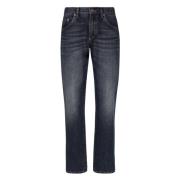 Blauwe Jeans Klassieke Pasvorm Dolce & Gabbana , Blue , Heren