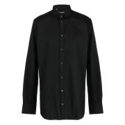 Zwarte Overhemden voor Mannen Dolce & Gabbana , Black , Heren