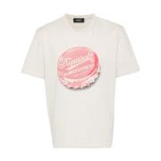 Stijlvolle T-shirts en Polos Dsquared2 , White , Heren