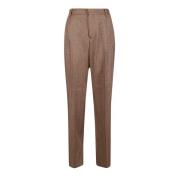 Slim-fit Trousers Saulina , Brown , Dames