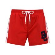 Rode Sea Kleding Model D7B645520 Dsquared2 , Red , Heren