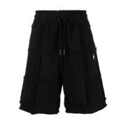 Zwarte Shorts Urban Stijl Marcelo Burlon , Black , Heren