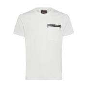 Manderly Korte Mouw T-shirt Peuterey , White , Heren