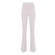 Wide Trousers Elisabetta Franchi , White , Dames