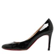 Pre-owned Leather heels Christian Louboutin Pre-owned , Black , Dames