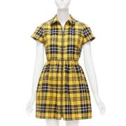 Pre-owned Wool dresses Dior Vintage , Yellow , Dames