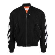 Diag Bomberjack Off White , Black , Heren