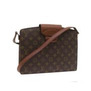 Pre-owned Canvas louis-vuitton-bags Louis Vuitton Vintage , Brown , Da...