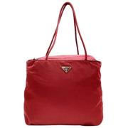 Pre-owned Fabric shoulder-bags Prada Vintage , Red , Dames