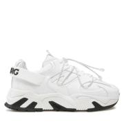 Witte Leren Sneakers Iceberg , White , Heren