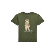 T-Shirts Polo Ralph Lauren , Green , Dames