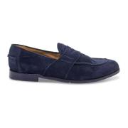 Loafers Guidi , Blue , Heren
